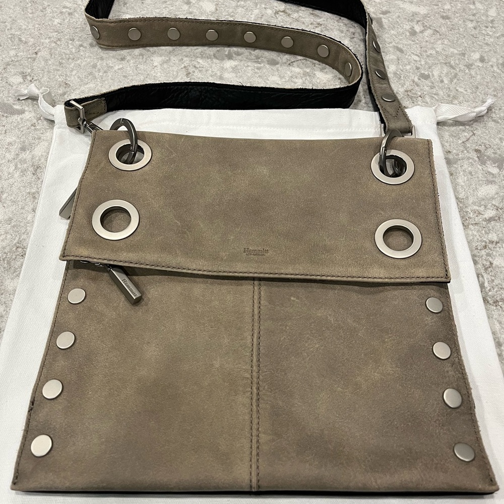 Hammitt Large Montana bag, Pewter with Brushed Silver Hardware